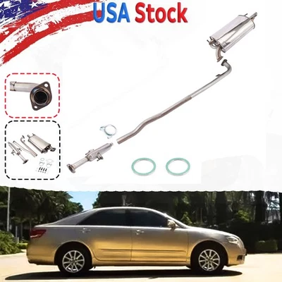 Direct-Fit Resonator pipe Exhaust Muffler Kit For Toyota Camry 2.4L 2003-2006 US Foto 1 de 4