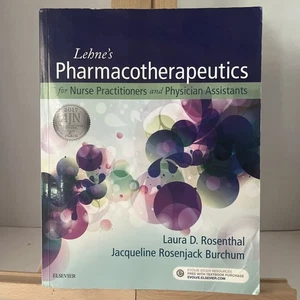 Lehne's Pharmacotherapeutics Advanced Practice Nurses PA 1st Ed Rosenthal Burchu - Picture 1 of 12