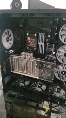 EVGA  RTX 3080, 3080 Ti, 3090 FTW3 Optimus Absolute GPU waterblock +XL backplate - Image 1 of 4