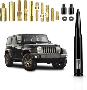 Antena Bala Coche Ziciner, 1 PC Repuesto Automotriz Antena Corta Negra  - Imagen 1 de 6