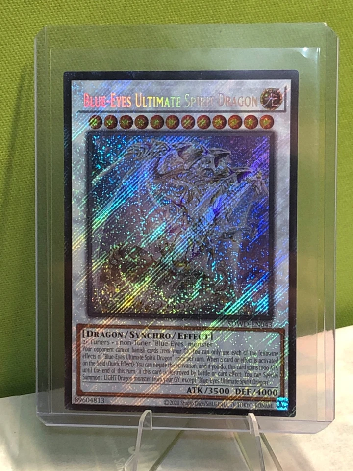 Blue-Eyes Ultimate Spirit Dragon - SDWD-EN043 quarto de século raro 1ª edição quase perfeito - Imagem 1 de 1
