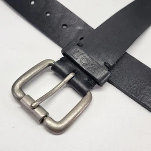 Izod Supple Leather Belt 42 Roller Buckle Casual Black 11IZ0217 - Picture 1 of 15