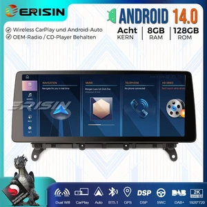 12.3" 8-Kern 128GB Android 14 Autoradio GPS iDrive DSP Für BMW X3 F25 X4 F26 NBT - Bild 1 von 23