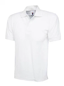 Uneek - Polo Uniseks Warna Putih - Celup Reaktif - Saiz XS - Picture 1 of 1