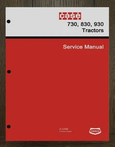 730 830 930 TRACTOR SHOP MANUAL FITS JI CASE INTERNATIONAL CK DRAFT O MATIC - Picture 1 of 22