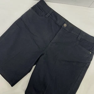 Liz Claiborne Damen Sara Shorts schwarz Seitenschlitz dehnbar mittlere Leibhöhe 18P - Bild 1 von 10