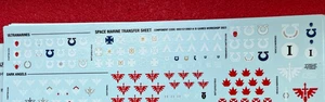 SPACE MARINE TRANSFER SHEET DECALS - OOP NEW WARHAMMER 40.000 40k - ULTRAMARINES - Bild 1 von 1