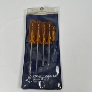 JENSEN Tools 5 Piece Screwdriver Set Made In USA - Picture 1 of 6