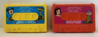 1987 Disney Pop In A Pocket Cassette Games Junior Parcheesi & Snakes n’ Ladders - Image 1 of 4