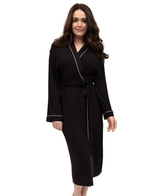 Cyberjammies Bonnie Dressing Gown Long Jersey Womens Comfortable Nightwear 5061 - Image 1 of 4