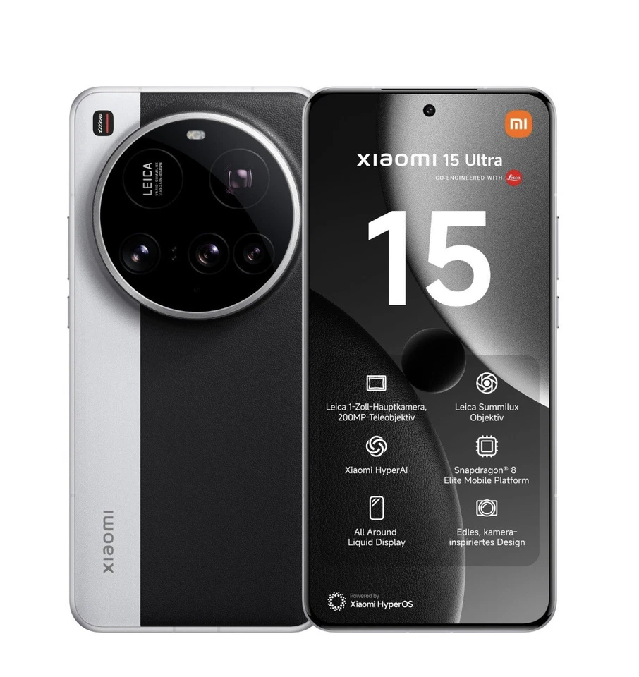Xiaomi 15 Ultra 5G 16GB 512GB Silber 6,73 Zoll Android Dual SIM Neu OVP händler - Bild 1 von 1
