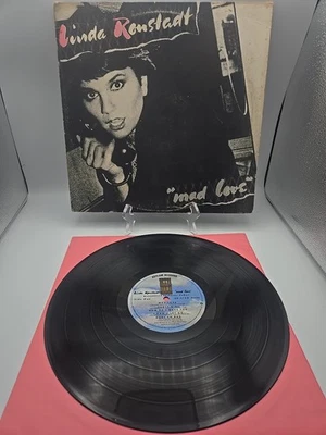 Linda Ronstadt ‎– Mad Love - 1980 Asylum 5E510 Vinyl Record LP  - Image 1 of 4