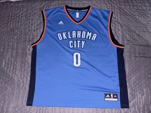 Camiseta Adidas NBA Swingman Oklahoma City Thunder Russell Westbrook #0 2XL - Imagen 1 de 10