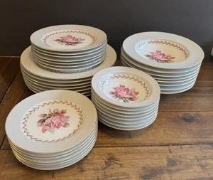 Noritake Rosemont 5408 Porzellan Speiseteller und Schüssel Set - 37 Teile - Bild 1 von 12