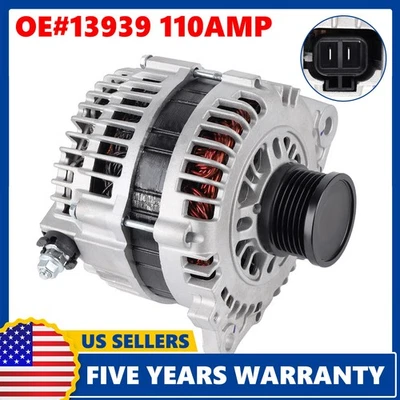 For Nissan Altima Sentra Alternator 2.5L 2002 2003 2004 2005 2006 13939 AHI0065 Foto 1 de 4