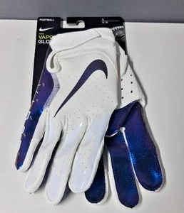Nike Vapor Jet 6.0 Fußball Receiver Handschuhe weiß lila irisierend Größe L - Bild 1 von 14