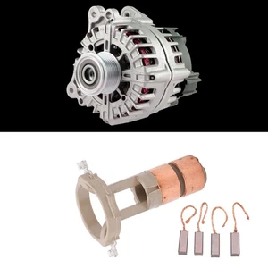 Alternator Slip Ring Brushes Set Generator Repair Kit 230090 Replacement For - Picture 1 of 12