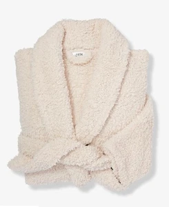 Ulta Robe Women's 1X 2X Plus White Belted Lounge Pockets SOFT FLUFFY Belted NEW  - Picture 1 of 1