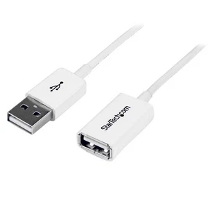 StarTech USBEXTPAA3MW 3m Blanc Câble d'extension USB 2.0 A vers - Photo 1/3
