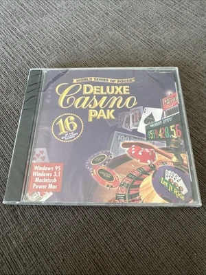 "WSP DELUXE CASINO PAK" PC GAME WIN 95/98/ME/XP Vintage 1998 - Image 1 of 2