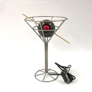1993 David Krys 14.5" Martini With Olive Lamp-Tested/Working - Picture 1 of 5