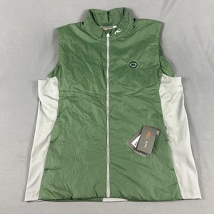 KJUS Golf Vest Radiation Insulated Medium 50 Green Polyamide Polyester MSRP $279 - Picture 1 of 6