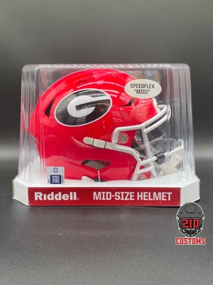 Georgia Bulldogs Authentic Riddell Speed Flex Mid Size Helmet - Image 1 of 4