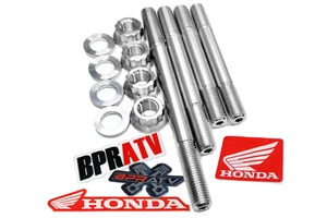 Honda CR250R CR 250R TITANIUM Cylinder Bolts Cylinder to Crankcase Stud Kit Nuts - Picture 1 of 13