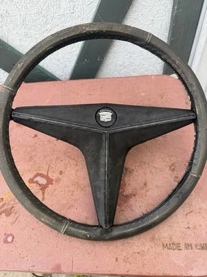 🔥 EXTREMADAMENTE RARO 1969 Cadillac Coupe Deville llanta volante soplado negro Foto 1 de 4