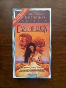 East of Eden 1990 VHS TV Miniseries Jane Seymour, John Steinbeck - Picture 1 of 2