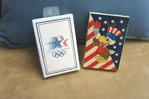 Tarjetas de juego vintage de los Juegos Olímpicos de Los Ángeles 1964 2 barajas una nueva - Imagen 1 de 5