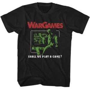 War Games 1983 Movie Shall We Play A Game Herren T-Shirt Matthew Broderick - Bild 1 von 5