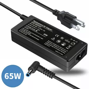 TPN-LA14 65W Blue Tip Ac Adapter for HP TPN-AA04 L23960-001 L24008-001 - Picture 1 of 5