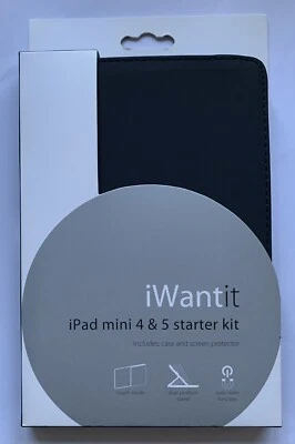 iWantit Starter Kit: Case & Screen Protector For iPad Mini 4 5 4th 5th Gen. 2019 - Image 1 of 4