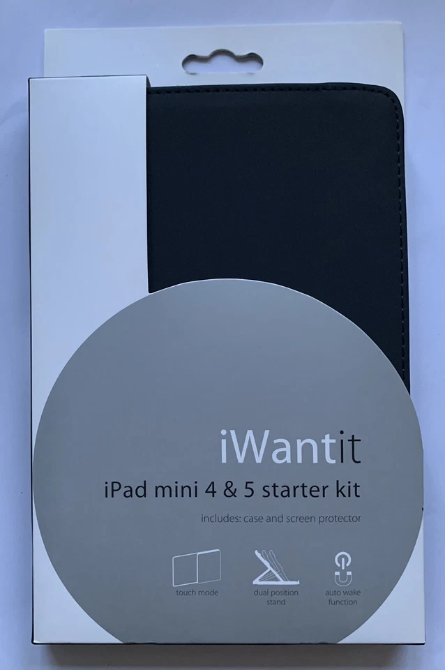 iWantit Starter Kit: Case & Screen Protector For iPad Mini 4 5 4th 5th Gen. 2019 - Image 1 of 4