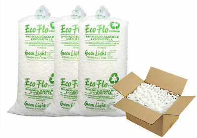 Biodegradable Loose Void Fill Packaging Peanuts Ecoflo Packing Filling Chips Bag • 99£