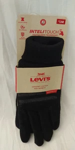 Guantes de cuero compatibles con pantalla táctil para hombre Levi's, M - Imagen 1 de 2