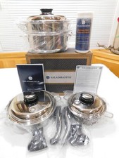 READ DENT... SALADMASTER 7pc PERSONAL SET  316Ti Titanium Stainless Newest Model