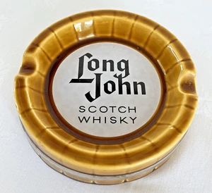 Cenicero de cerámica publicitario de whisky escocés Wade Long John - 15 cm de diámetro - vintage - Imagen 1 de 15