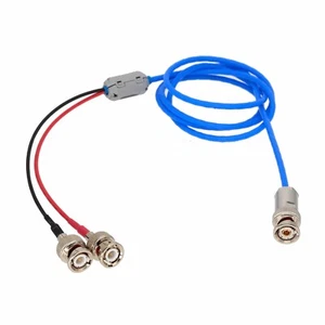 Triax 2-Lug TRB Male to Dual Coaxial Standard BNC Male Cable M17/176-00002 1~6FT - Picture 1 of 6