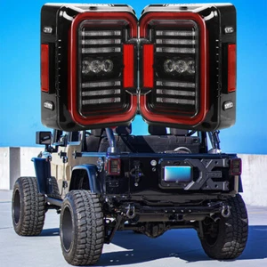 Luces traseras LED para Jeep Wrangler JK 2007-2018 luces de freno de giro inverso en funcionamiento - Imagen 1 de 12