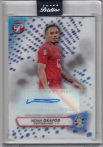 2023 TOPPS PRISTINE ROAD TO EUFA EURO 2024 PA-NO NOAH OKAFOR AUTO - Picture 1 of 2