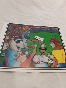 Kshe K-she Copy Of Original Calendar Picture 8 X 11 On Heavy Card Stock 1986 - Picture 1 of 1
