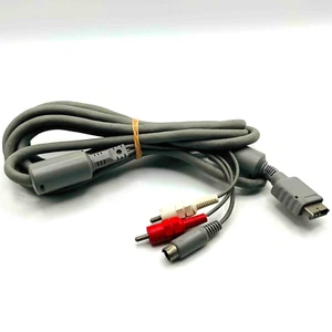 Sony PlayStation S-Video Cable Gray Genuine PS1 PS2 Used Import from Japan - Picture 1 of 6