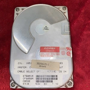 Conner CFS850A 188803-301 IDE 3.5'' Hard Drive from Packard Bell Computer Tested - Picture 1 of 5