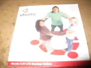 RARE Vintage Ubuntu 8.04 LTS Installation Live CD LINUX OS System - Picture 1 of 2