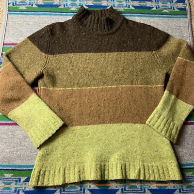 Suéter tejido de lana Sonoma Jeans Company para mujer tonos tierra talla mediana Foto 1 de 4