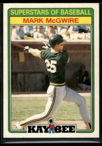 1988 Topps Kay-Bee Superstars of Baseball #18 Mark McGwire - Picture 1 of 2