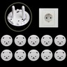 10PCS Plastic Safety Child Baby Proof Electric Outlet Socket Cover for EU Plug