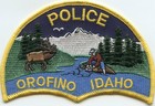 OROFINO IDAHO ID POLICE PATCH